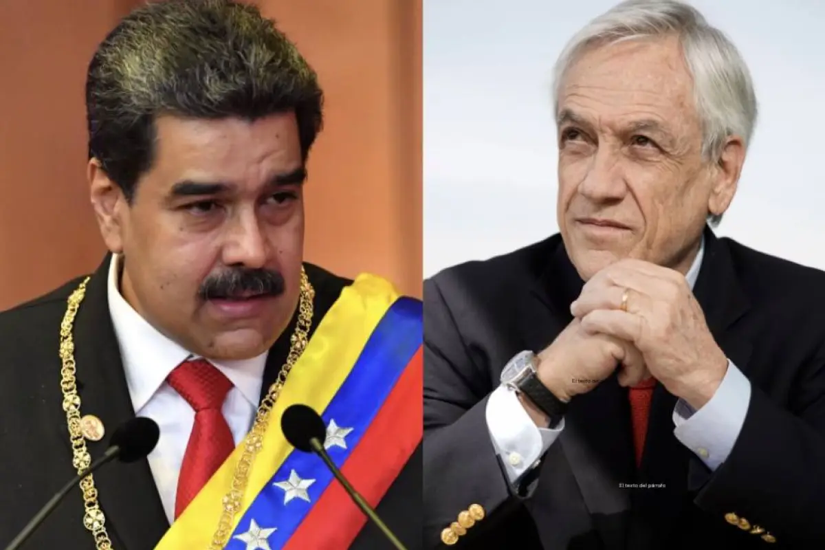Nicolás Maduro y Sebastián Piñera
