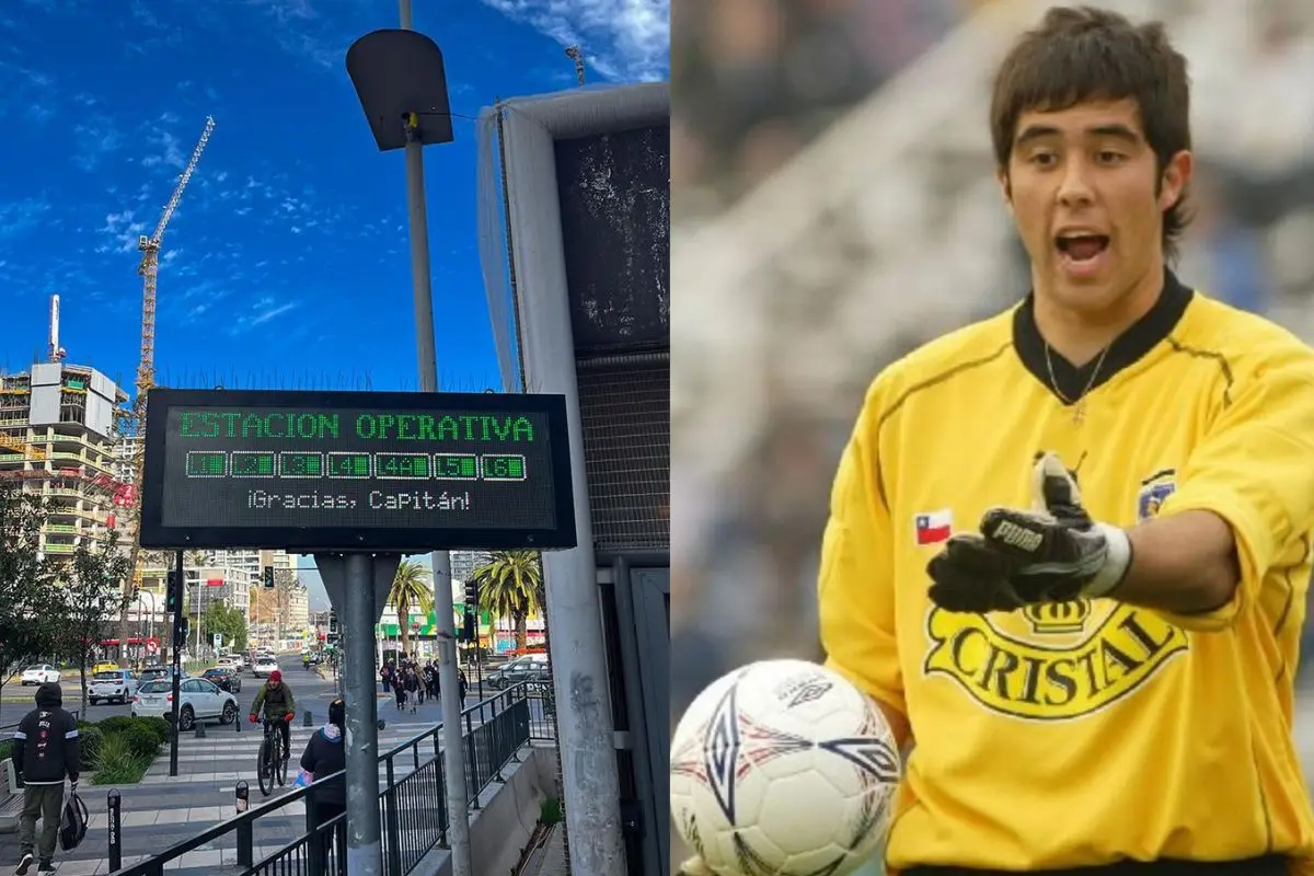 Hasta el Metro homenajeó a Claudio Bravo, Instagram