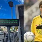 Hasta el Metro homenajeó a Claudio Bravo, Instagram