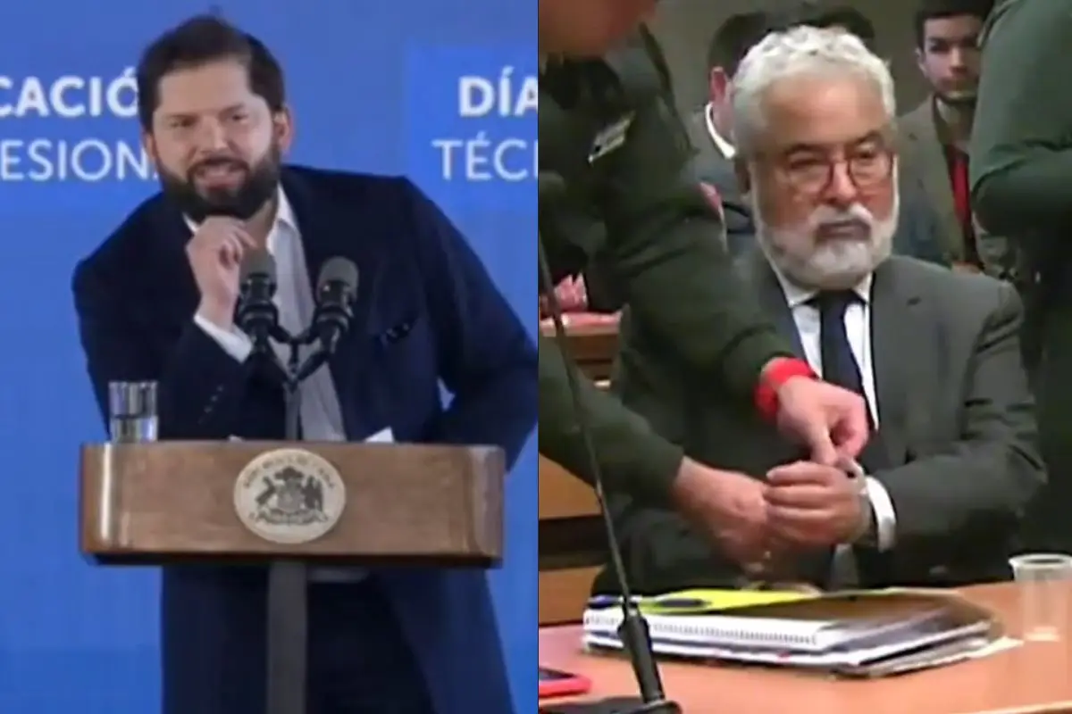 Gabriel Boric y la prisión preventiva para Luis Hermosilla, Captura