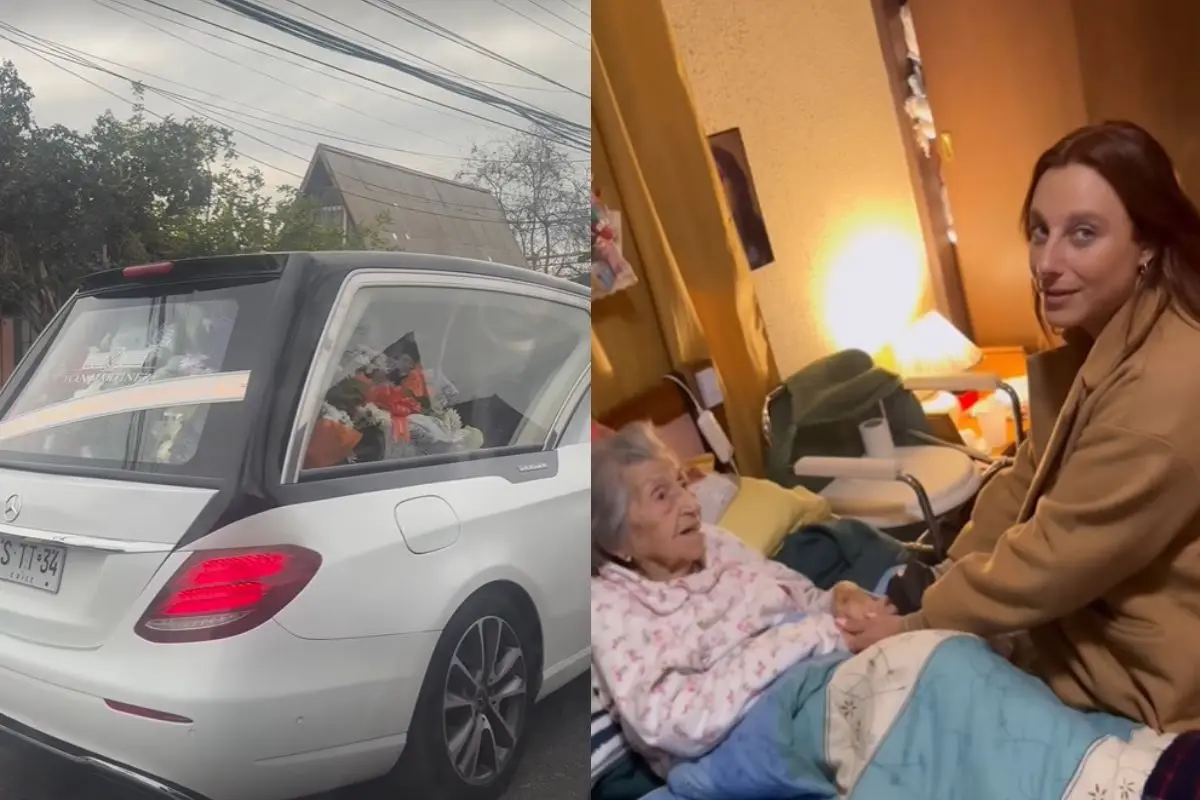 Trinidad Cerda llora la muerte de su abuela, Captura