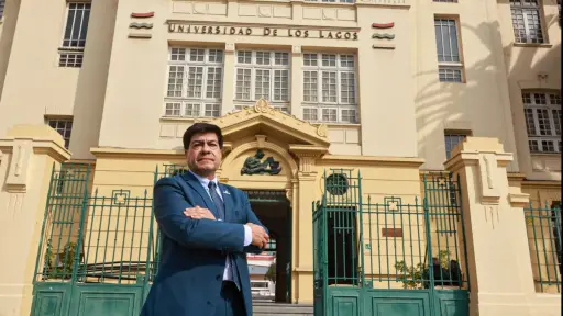 Oscar Garrido Álvarez, rector de la Universidad de Los Lagos, Juan Pablo Carmona Y.