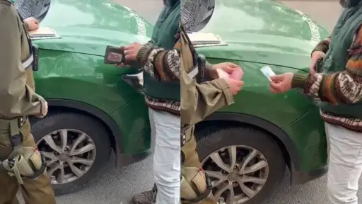 El conductor fue detenido, Captura