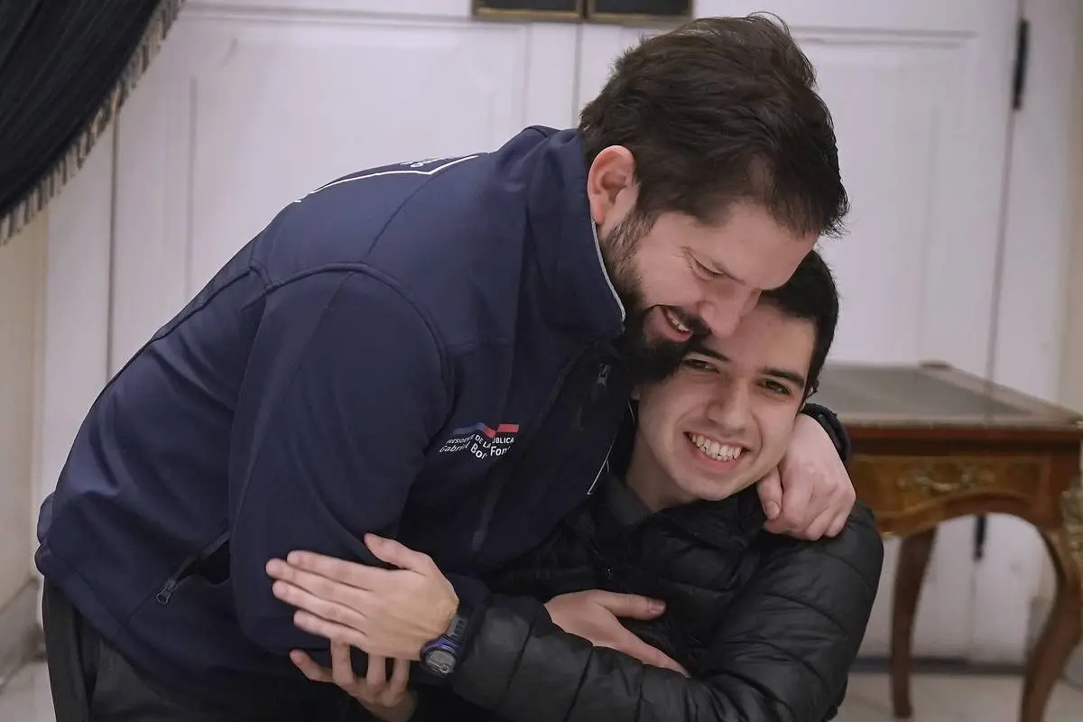 Presidente Boric y el campeón mundial, Redes Sociales