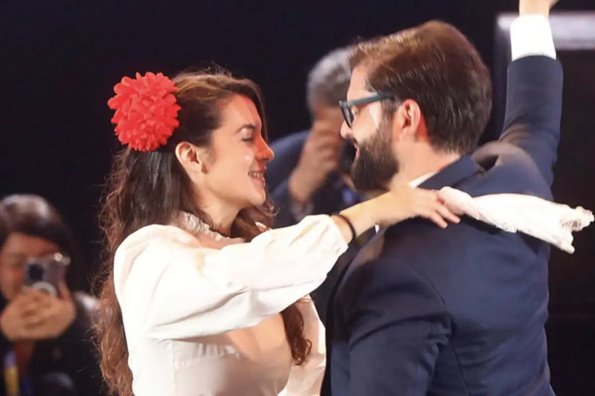 Gabriel Boric y Paula Carrasco