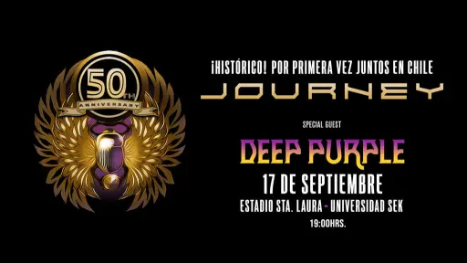 Journey y Deep Purple en Chile 2024 , Cedida