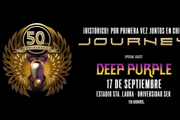 Journey y Deep Purple en Chile 2024  ,Cedida