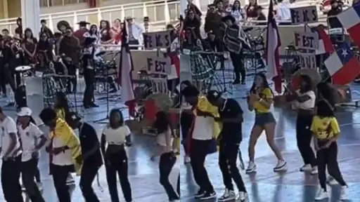 Baile colombiano por fiestas patrias genera ola de reacciones en redes sociales, Captura de redes sociales