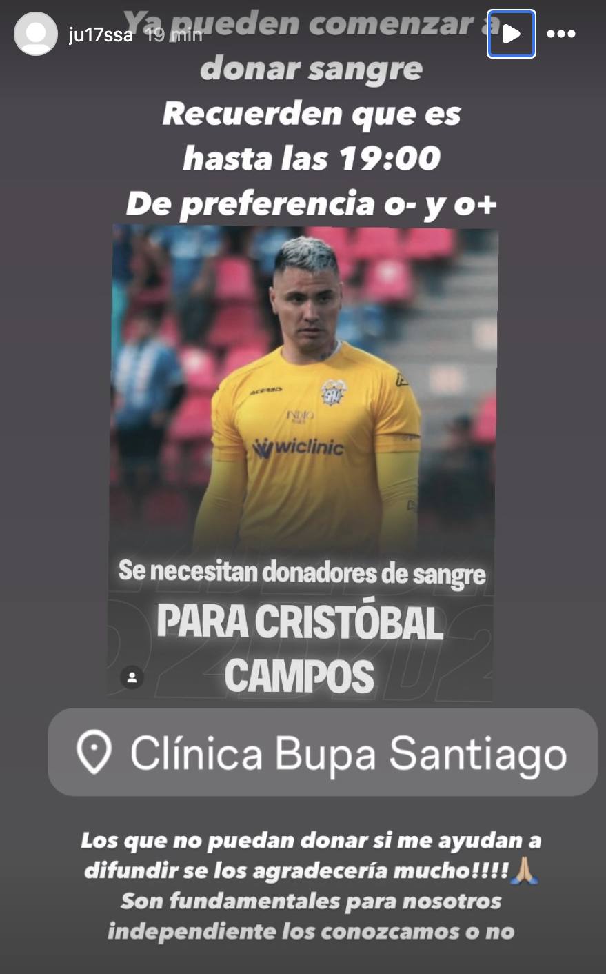 Cristóbal Campos / Instagram