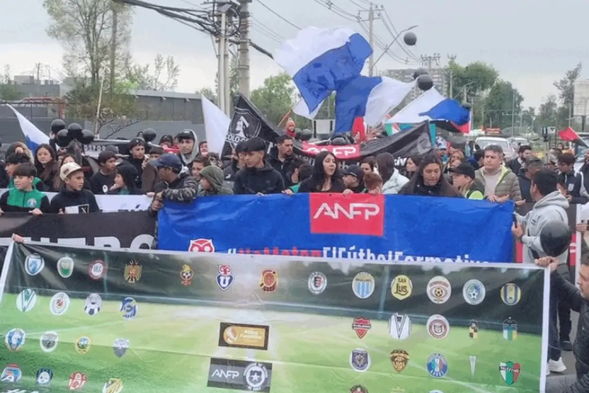 Marchas contra la ANFP en todo Chile por el fútbol joven, Redes sociales | X