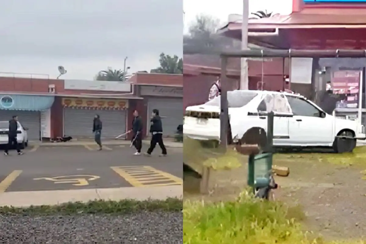 Ciudadano chino atropellado por mecheros en Quintero, Captura de redes sociales