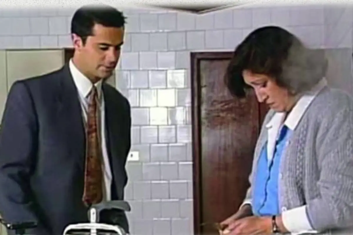 Anita Reeves y Felipe Camiroaga, Cedida