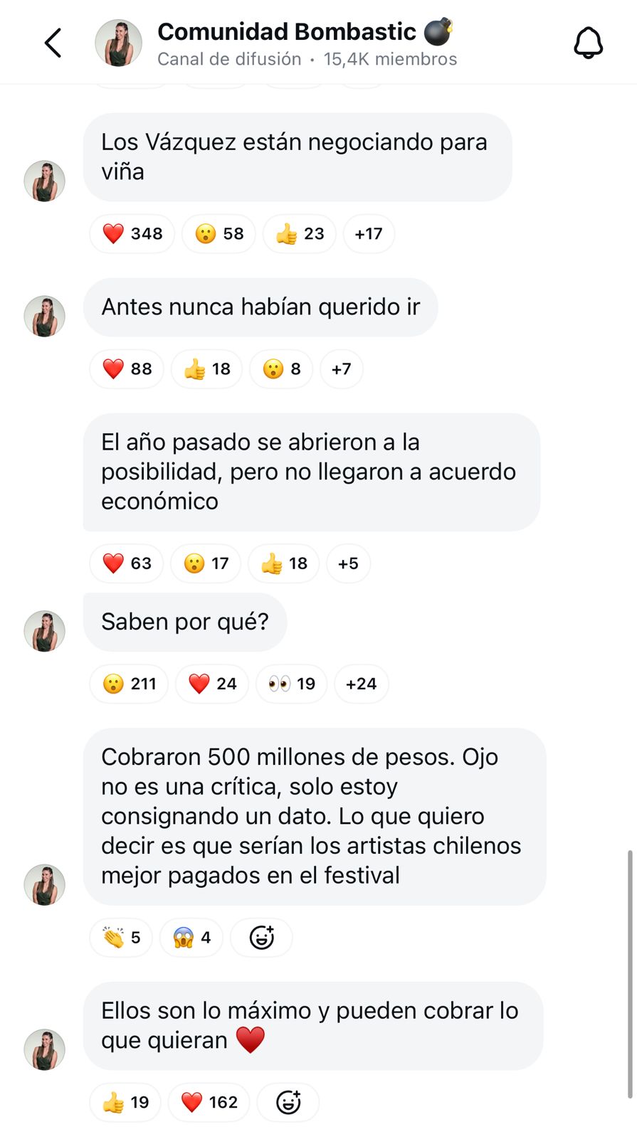 ¿Los Vásquez a Viña 2025? - Instagram | Cecilia Gutiérrez