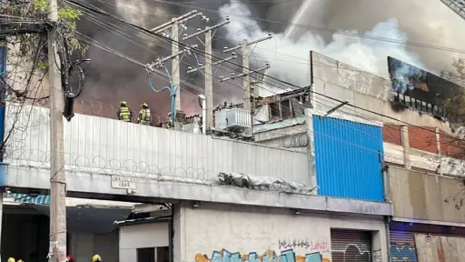 Incendio en Barrio Meiggs, Redes sociales