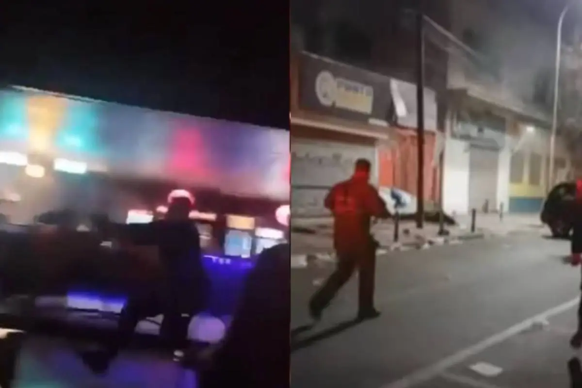 Brutal balacera en discoteque de Vallenar , Captura de redes sociales