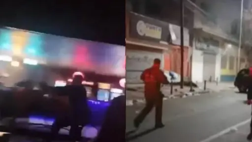 Brutal balacera en discoteque de Vallenar , Captura de redes sociales