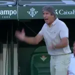 El momento de furia de Manuel Pellegrini en el Betis, Redes sociales | X