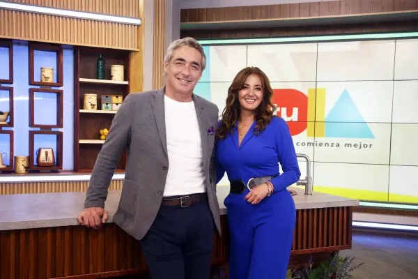 José Luis Reppening y Priscilla Vargas ,Canal 13 