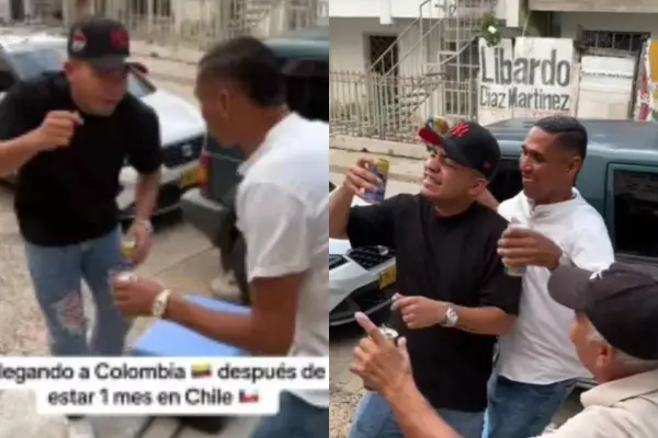 Tiktoker venezolano se burló de costumbres chilenas ,Captura de redes sociales