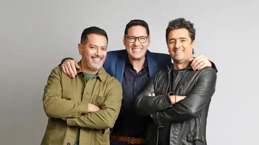 Pedro Ruminot, Pancho Saavedra y Jorge Zabaleta, Canal 13 