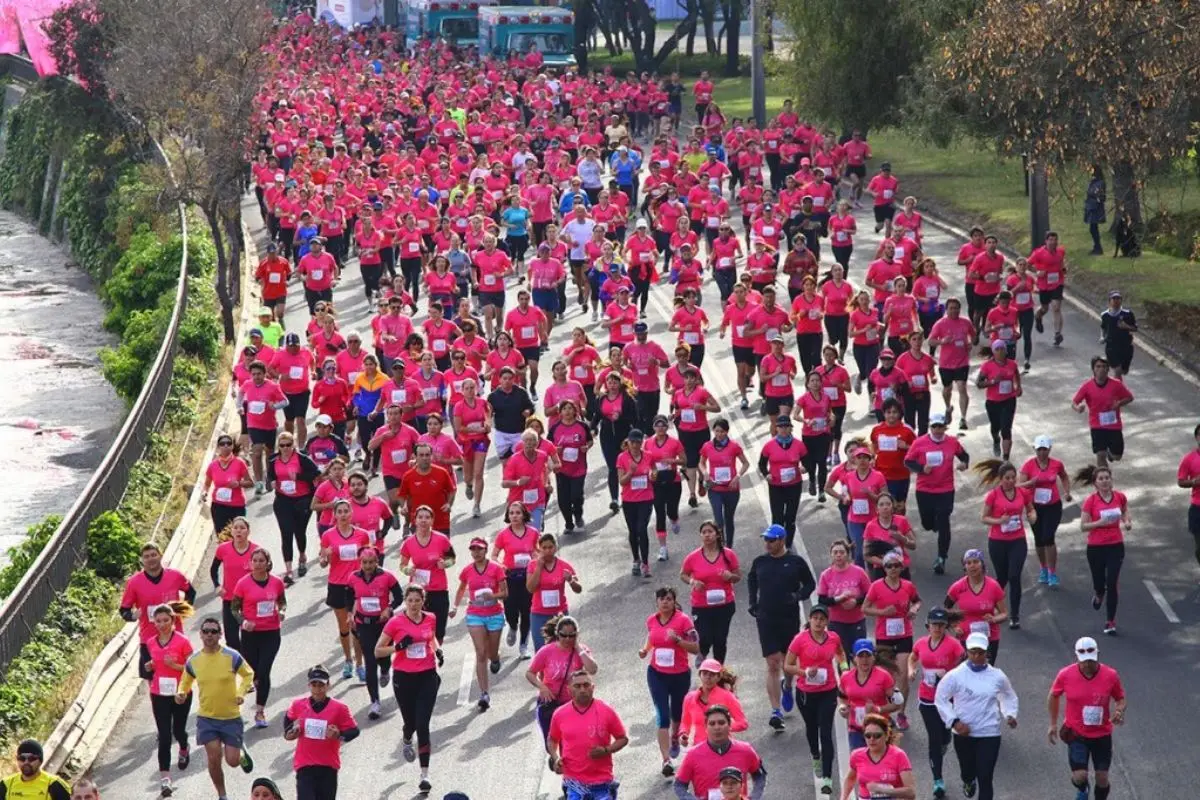 Corrida por el cáncer de mama, Captura
