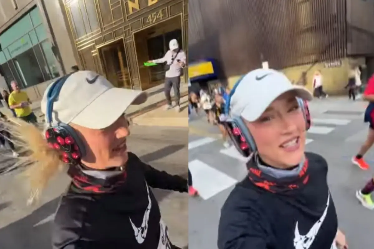 Vesta Lugg en la maratón de Chicago, Instagram - Vesta Lugg