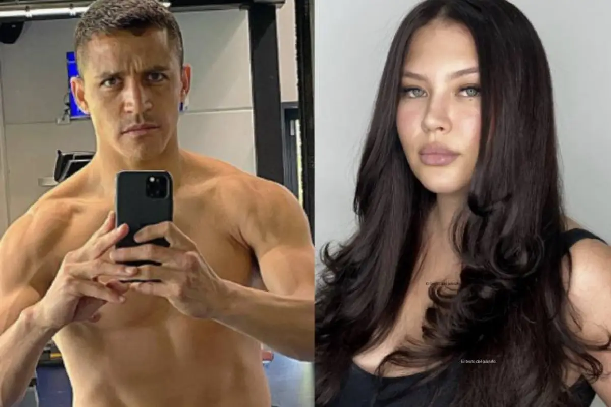 Alexis Sánchez y Michelle Carvalho