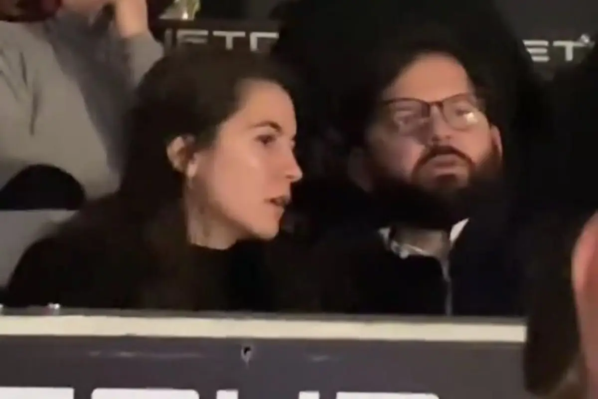 El Presidente Boric junto a su polola Paula Carrasco, Captura