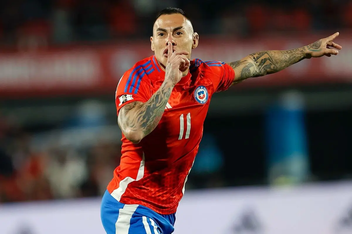 Eduardo Vargas anotó el único gol de la Roja ante Brasil, Agencia Uno