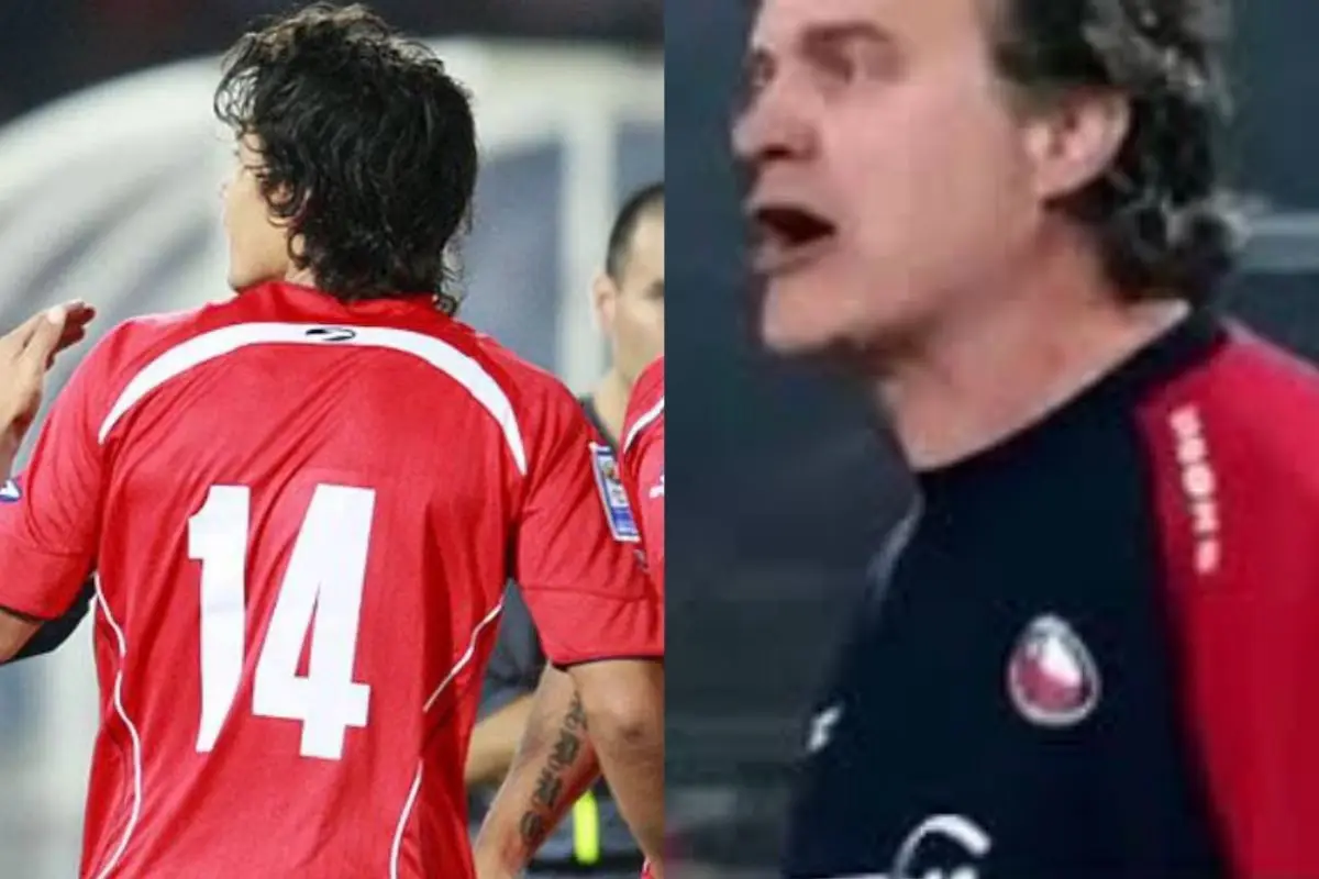 Matías Fernández y Marcelo Bielsa, Captura de pantalla