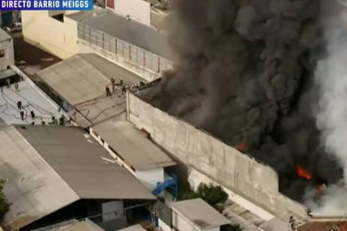 Incendio Barrio Meiggs, Captura de pantalla - Mucho Gusto