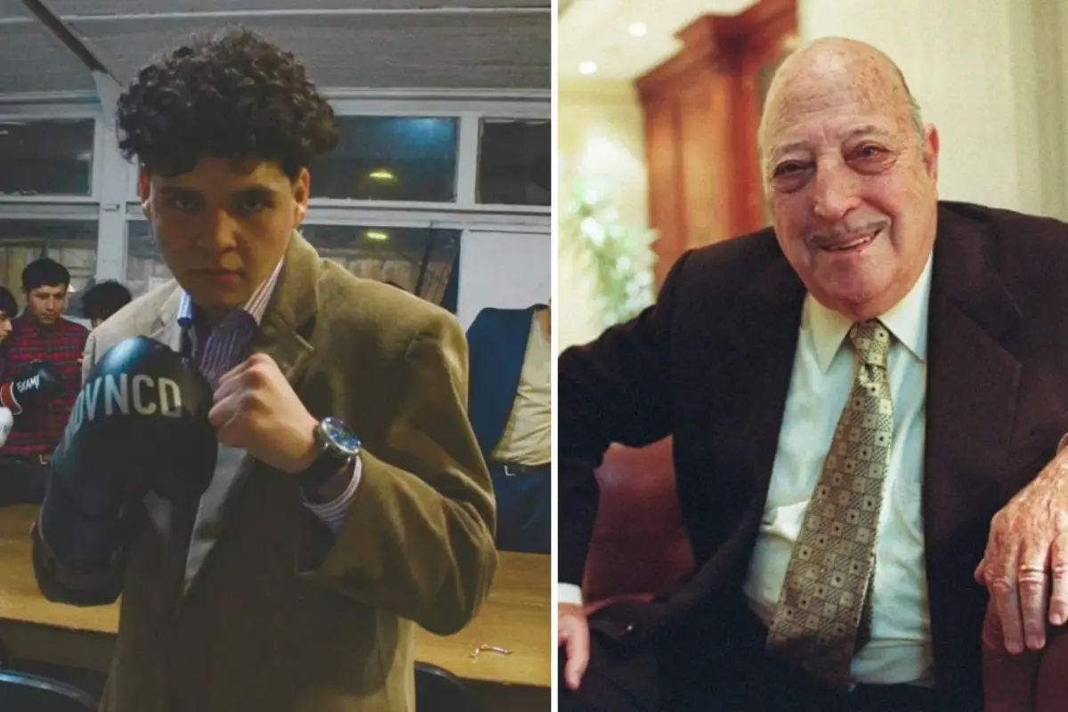 Julio Martínez y su bisnieto Lucas Martínez, Redes Sociales