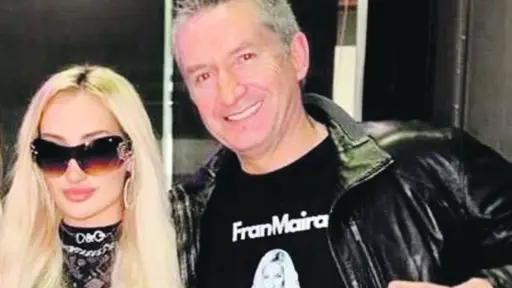 Fran Maira y su padre, Redes sociales