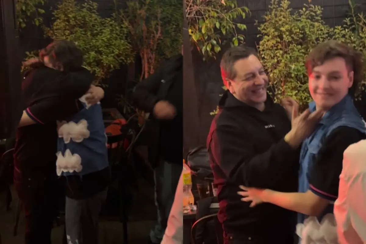 Julio César Rodríguez y su hijo, Redes sociales