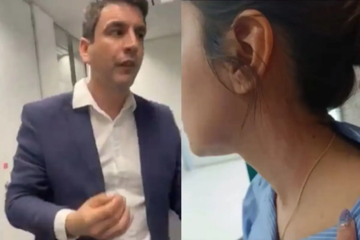 La mujer alcanzó a grabar la situación, Captura de pantalla - Contigo en la Mañana