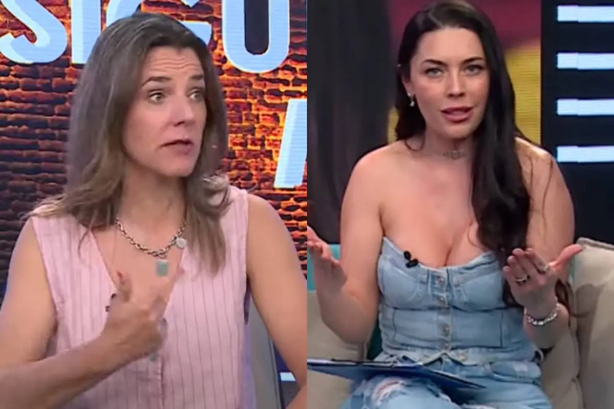 Tensa discusión entre Daniela Aránguiz y Julia Vial, Captura de redes sociales