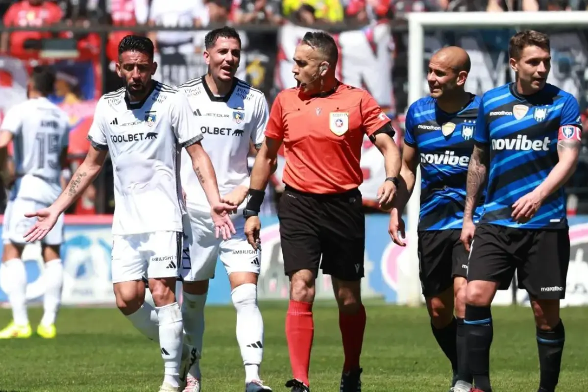 Héctor Jona arbitró el partido en cuestión, Photosport