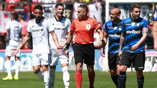 Héctor Jona arbitró el partido en cuestión, Photosport