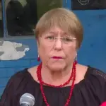 Michelle Bachelet, Captura de pantalla