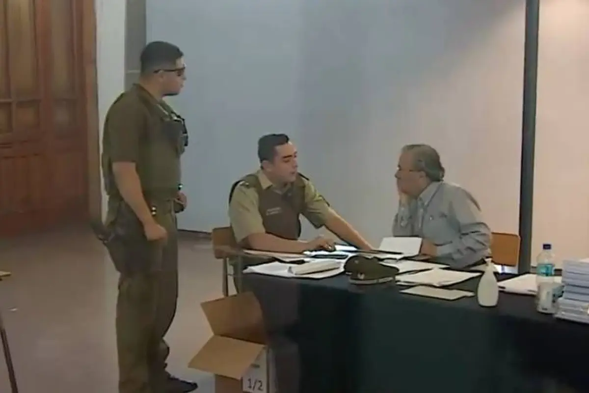 Carabineros acudió hasta Estación Mapocho, Captura de pantalla