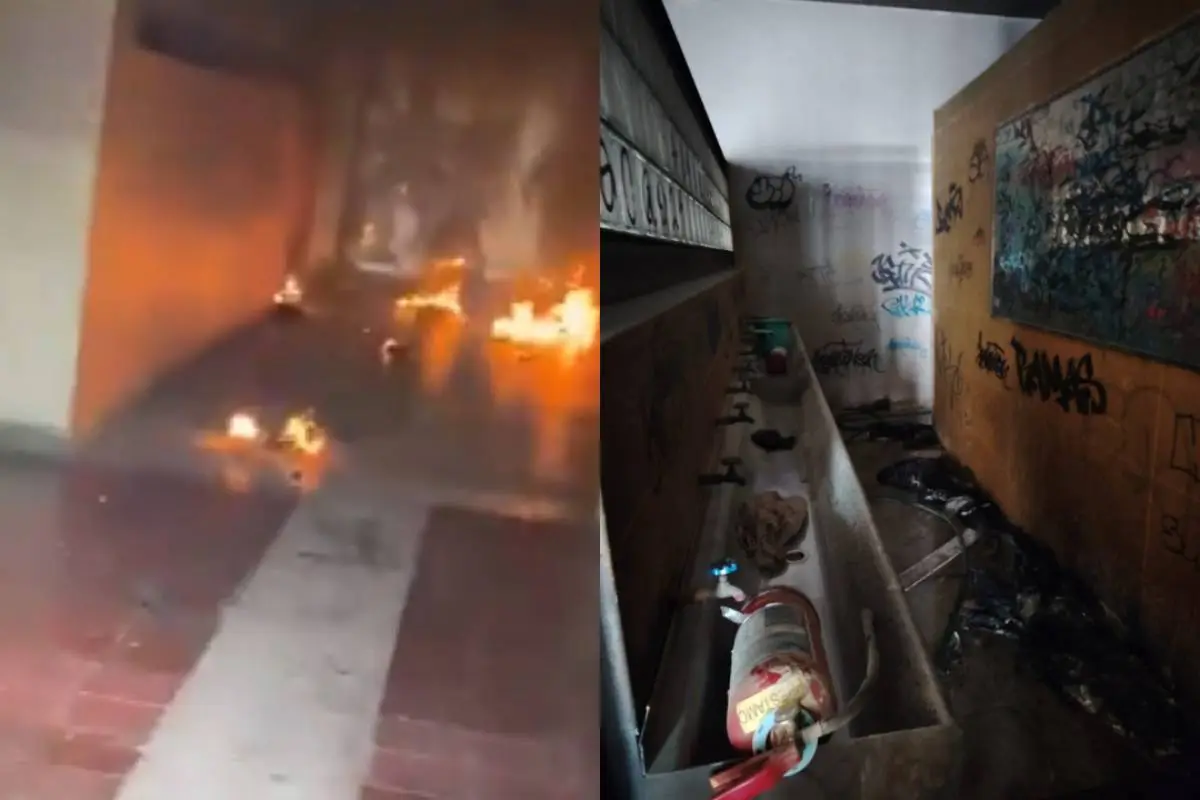 Dramáticos registros de la explosión en el INBA, Captura de redes sociales