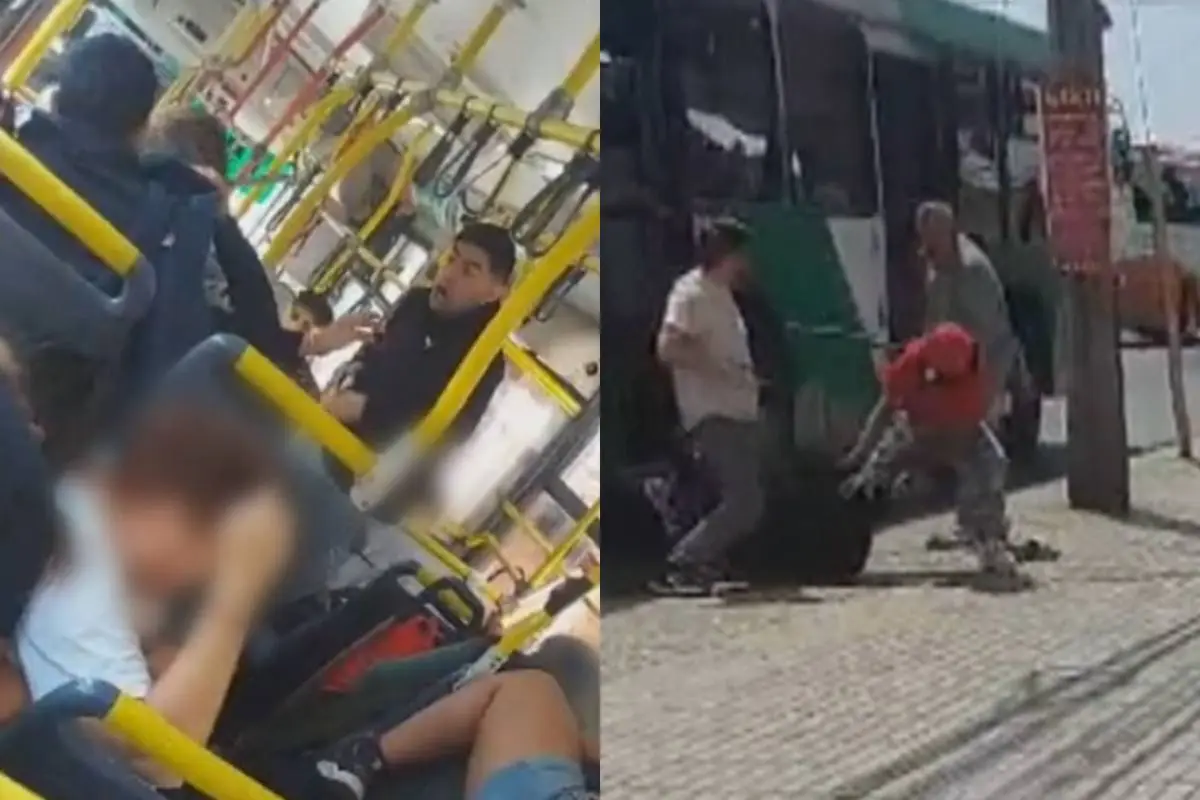 Delincuente usó a mujer como escudo humano en plena balacera en Estación Central, Redes sociales | X