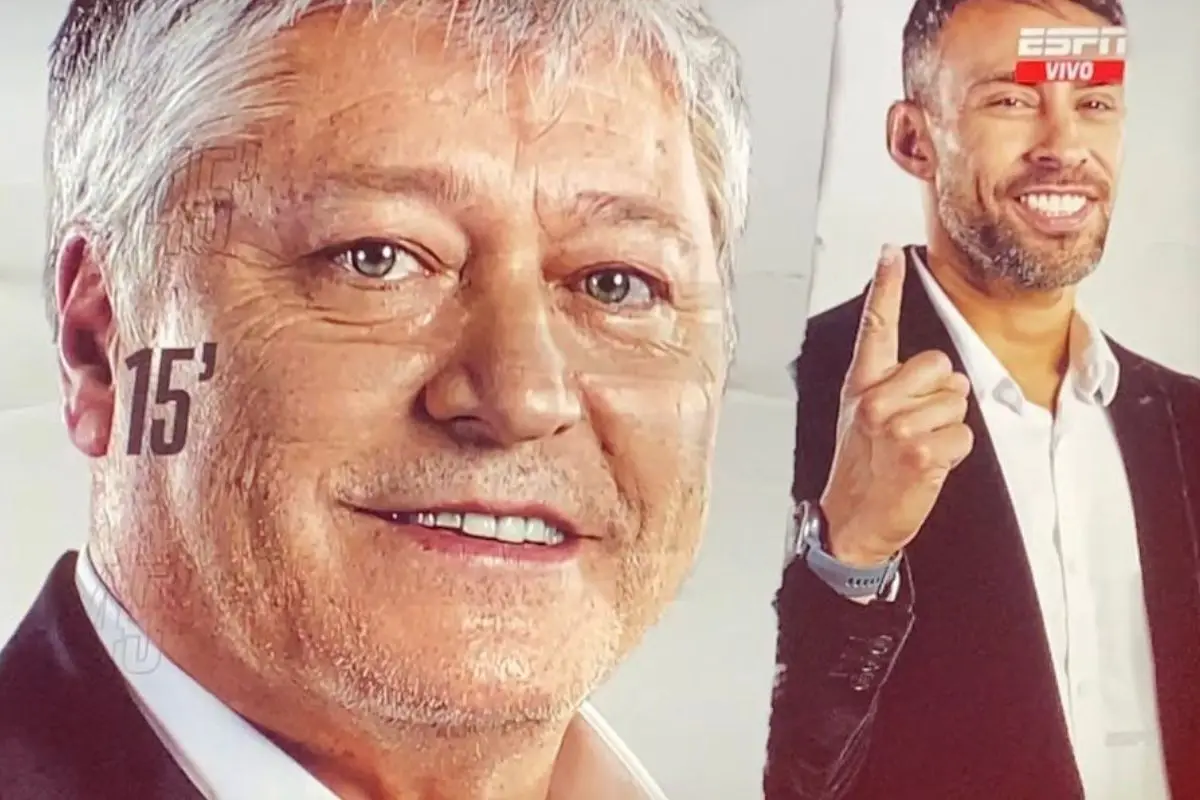 Jorge Valdivia era comentarista de ESPN, Captura