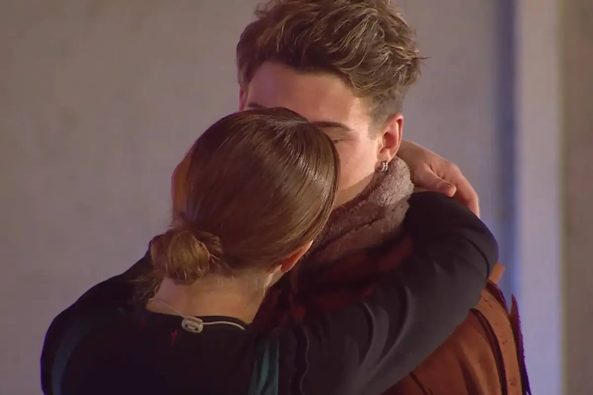 Beso entre Gala y Raimundo, Captura de pantalla