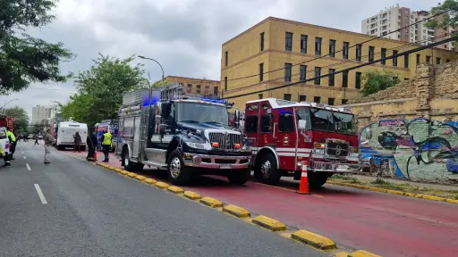 Bomba molotov explotó al interior del INBA , Redes sociales | X