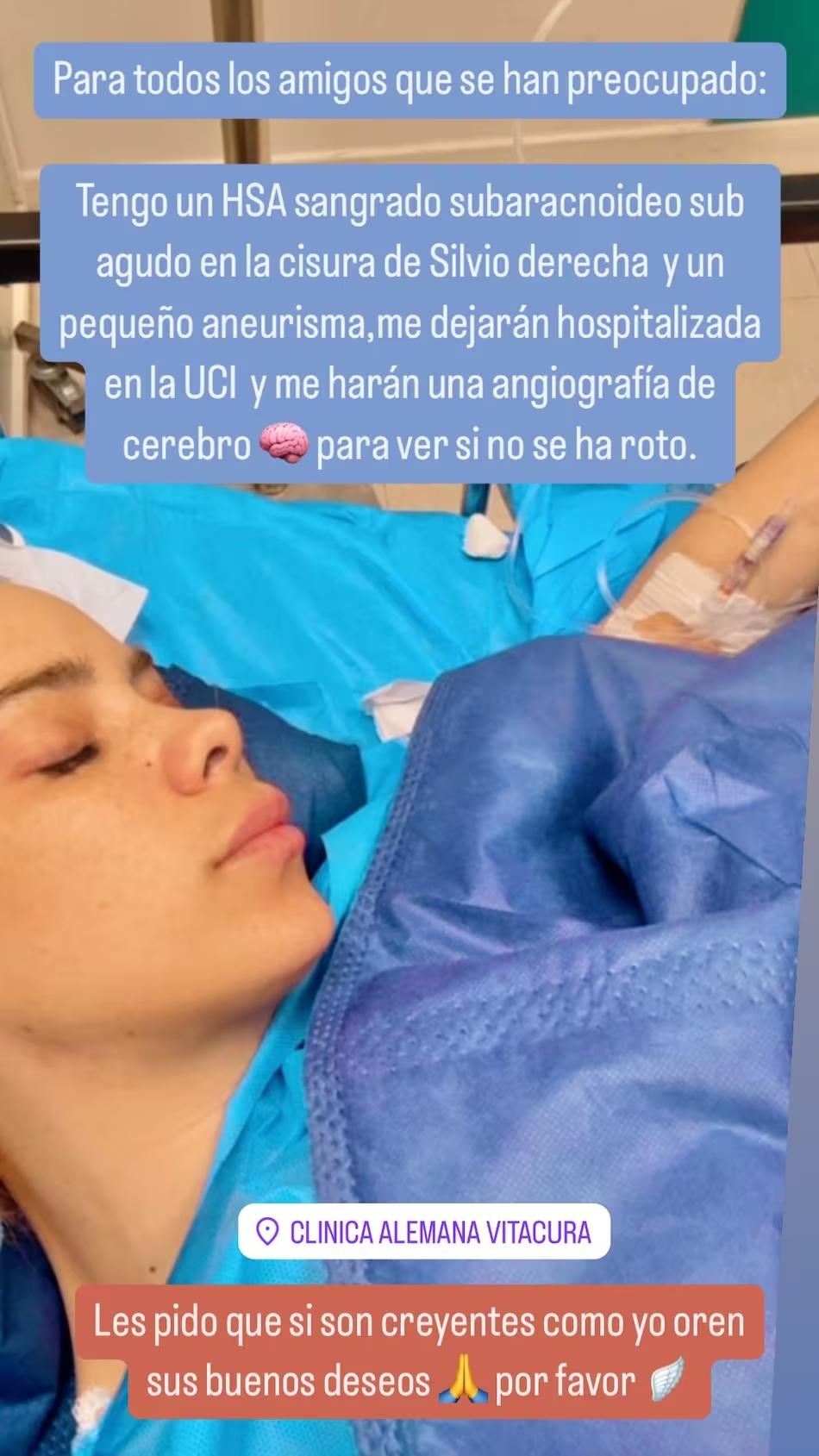 El delicado momento de salud de Cass Zamorano - Cass Zamorano | Instagram