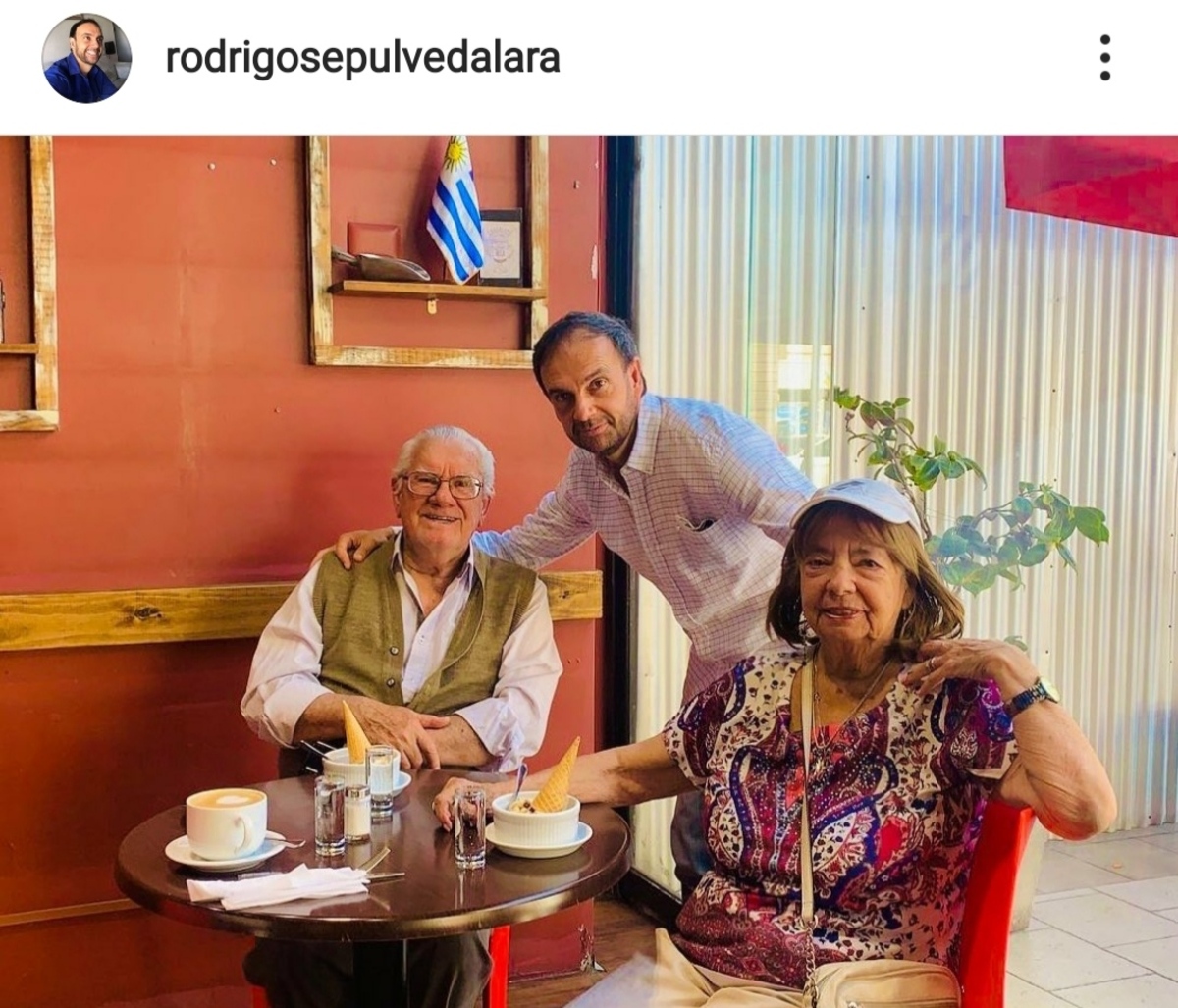 Rodrigo Sepúlveda y sus padres - Redes sociales