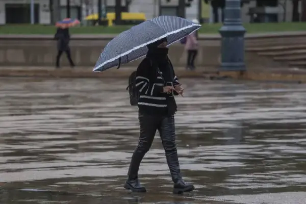 Lluvia en Santiago