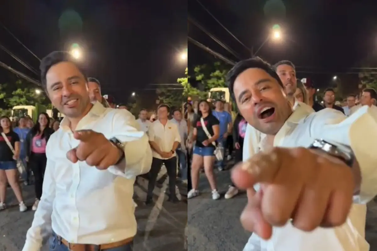 Rodolfo Carter celebró triunfo en La Florida, Captura