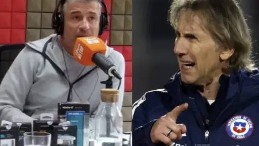 Fernando Solabarrieta y Ricardo Gareca